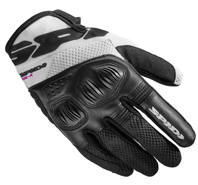 Spidi guantes moto verano mujer Flash R blanco