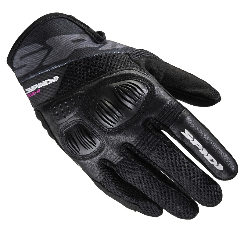 Spidi guantes moto verano mujer Flash R negro