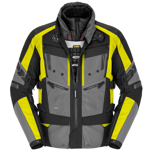 Spidi chaqueta moto 4 Season Evo H2out amarilla