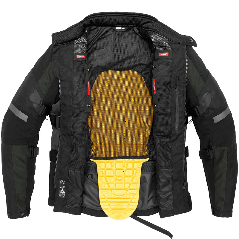 Spidi chaqueta moto 4 Season Evo H2out negra - Imagen 3