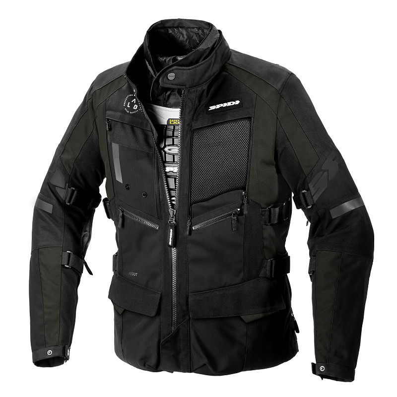 Spidi chaqueta moto 4 Season Evo H2out negra - Imagen 10