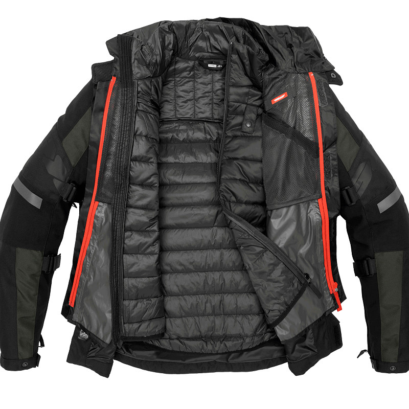 Spidi chaqueta moto 4 Season Evo H2out negra - Imagen 6
