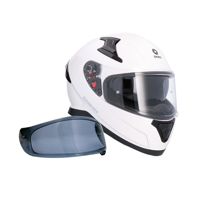 Shiro Casco Moto integral Katana blanco