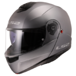 LS2 casco moto modular FF908 Strobe II titanio mate