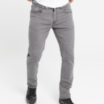 By City pantalón vaquero moto Bull gris