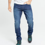 By City pantalón vaquero moto Bull azul oscuro