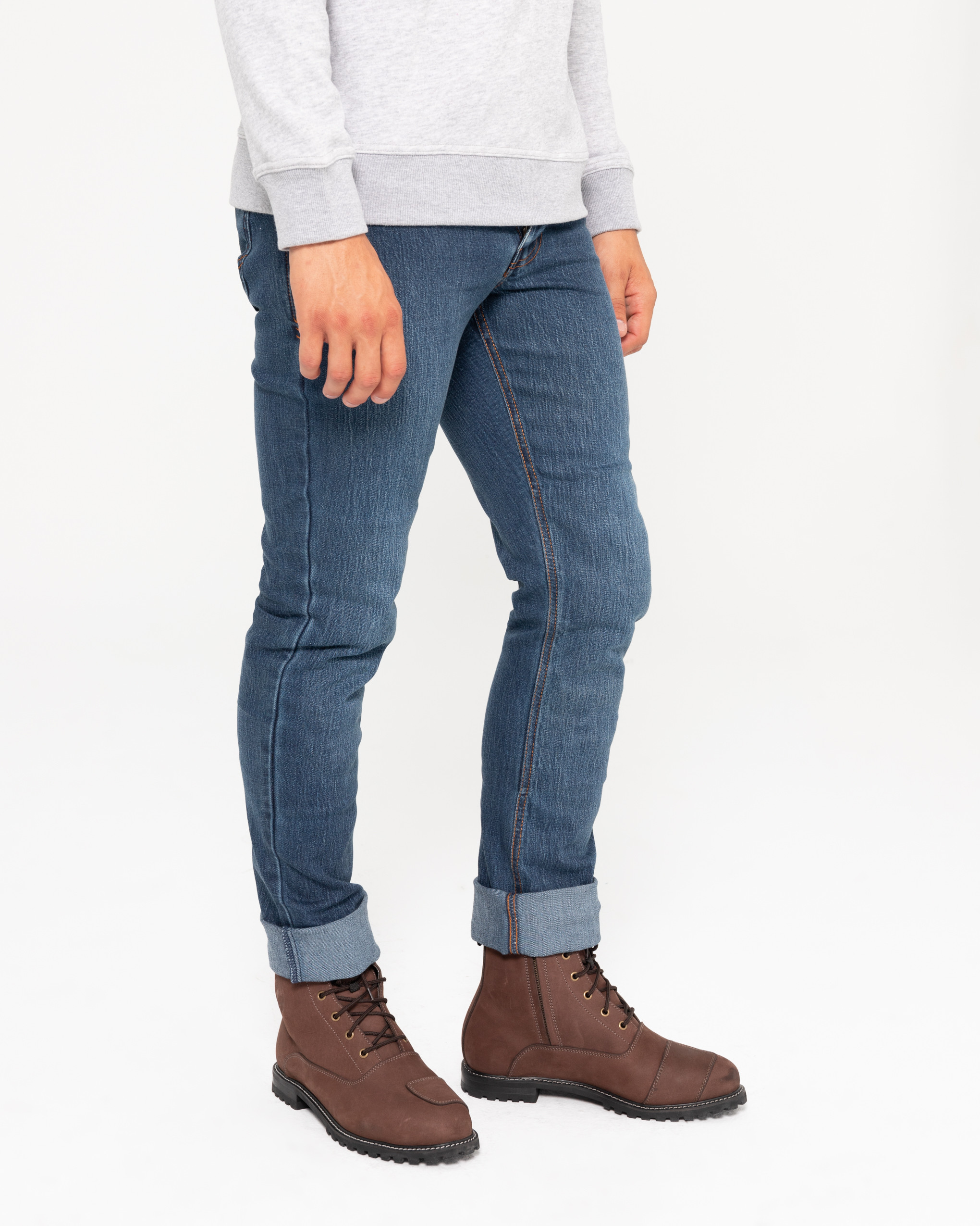 By City pantalón vaquero moto Shield II Stone AAA