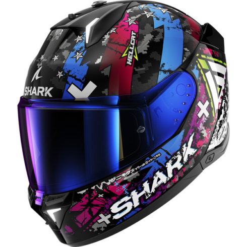 Shark Casco Moto Integral SKWAL i3 Hellcat morado