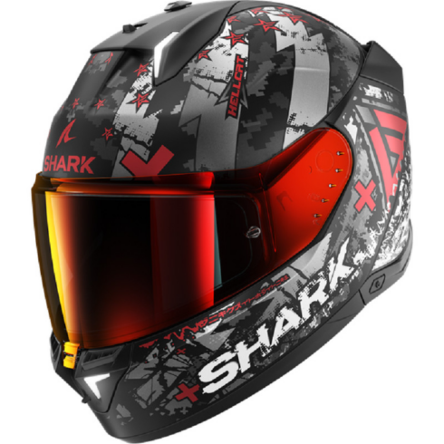 Shark Casco Moto Integral SKWAL i3 Hellcat Rojo