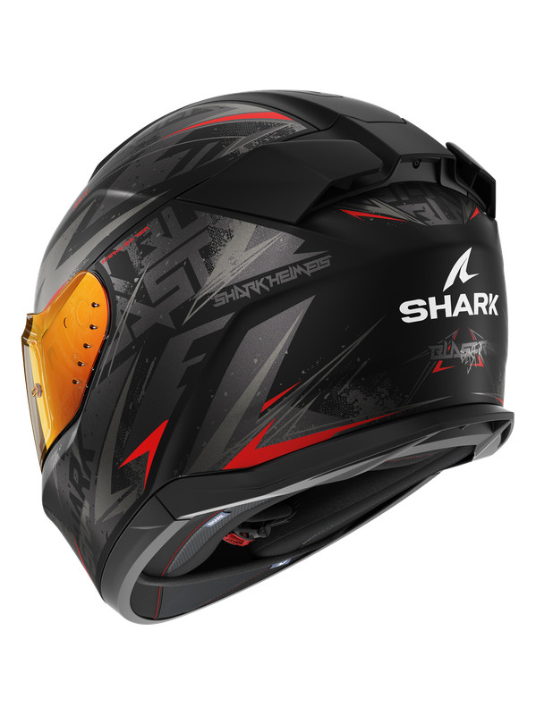 Shark Casco Moto Integral D-SKWAL 3 Blast-R rojo - Imagen 2