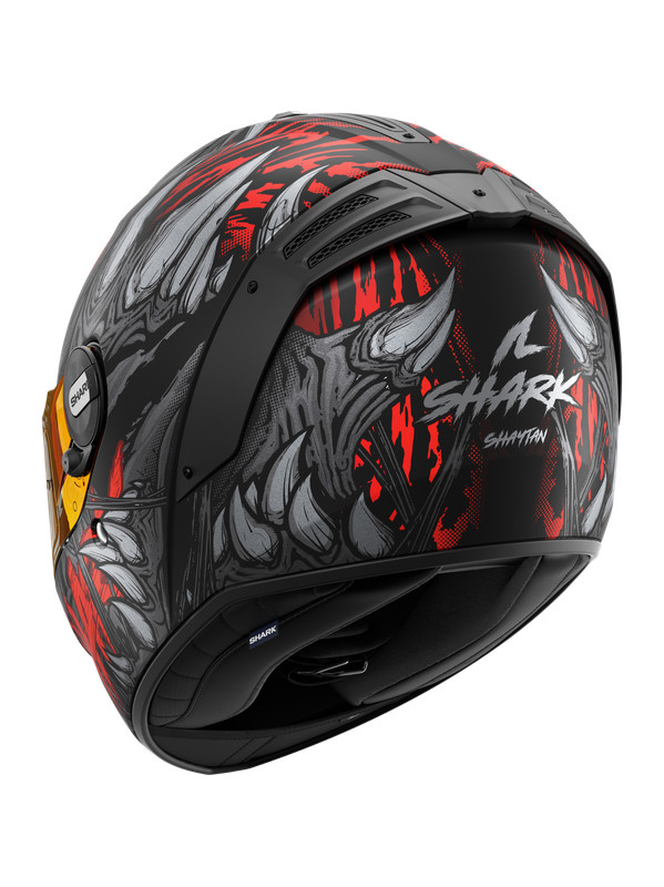 Shark casco moto integral Spartan RS Shaytan Rojo - Imagen 2
