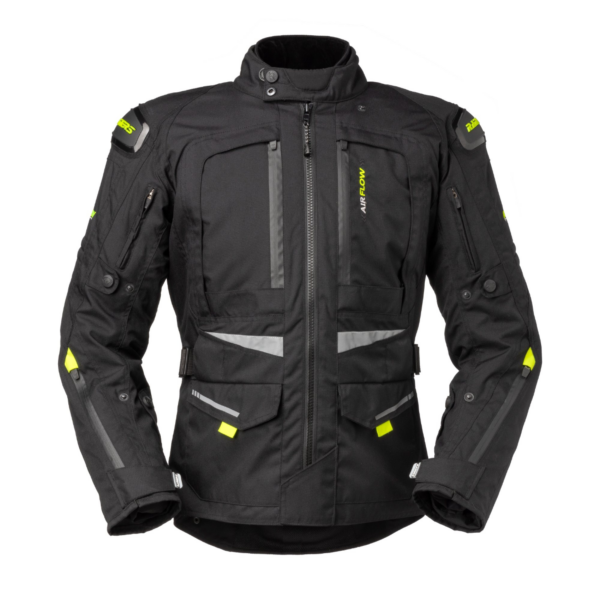 Rainers chaqueta moto tricapa Arrow fluor
