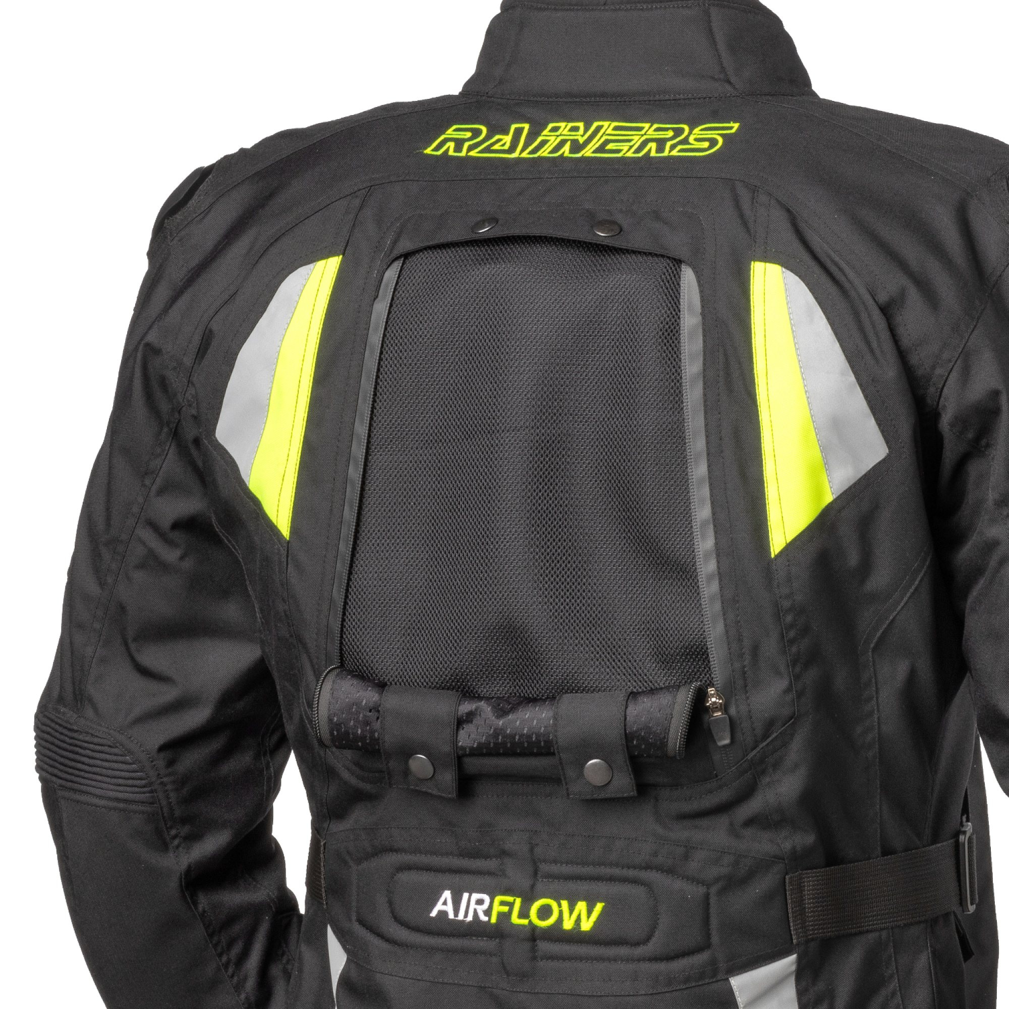 Rainers chaqueta moto tricapa Arrow fluor - Imagen 2