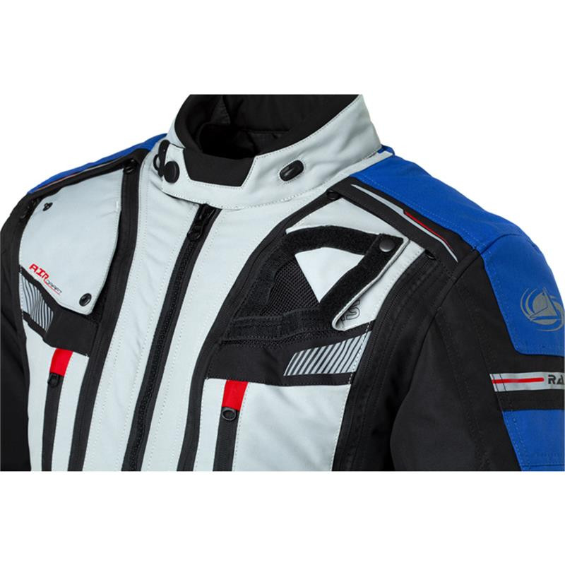 Rainers chaqueta moto tricapa Trivor azul - Imagen 5