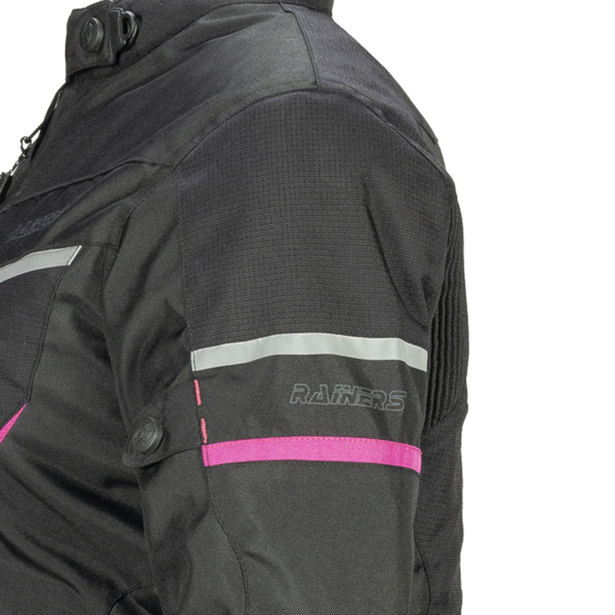 Rainers chaqueta moto mujer Electra rosa - Imagen 3