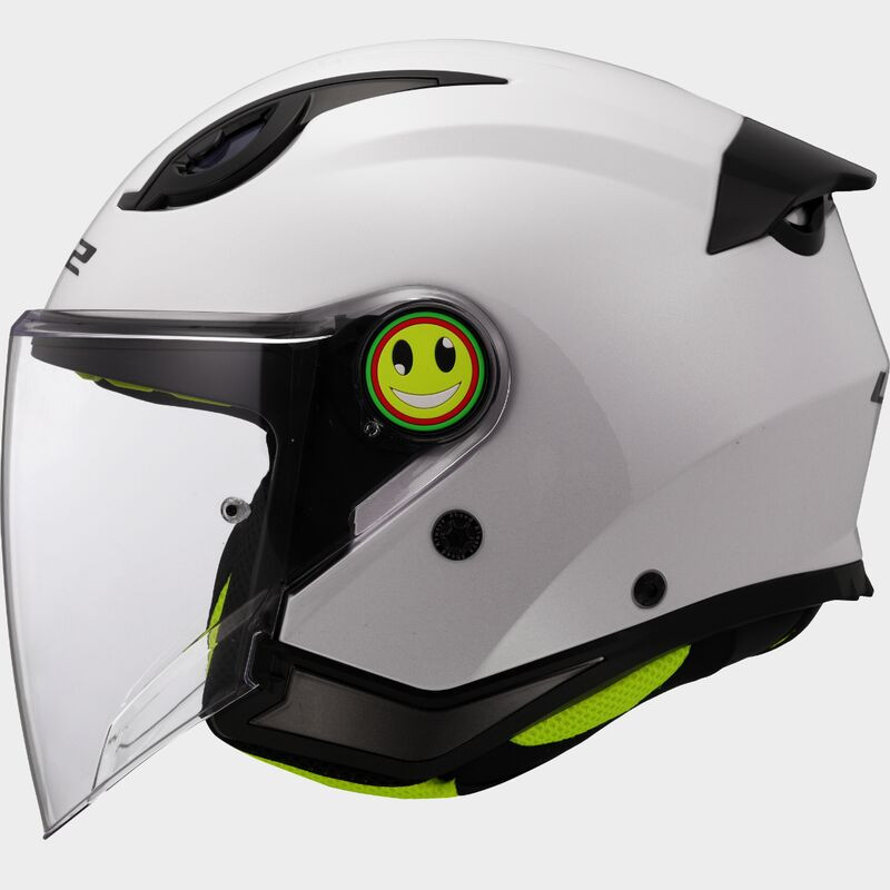 LS2 casco moto infantil Funny II OF622 blanco - Imagen 4