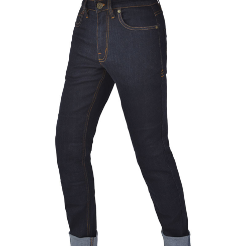 By City pantalón vaquero moto Route II azul oscuro