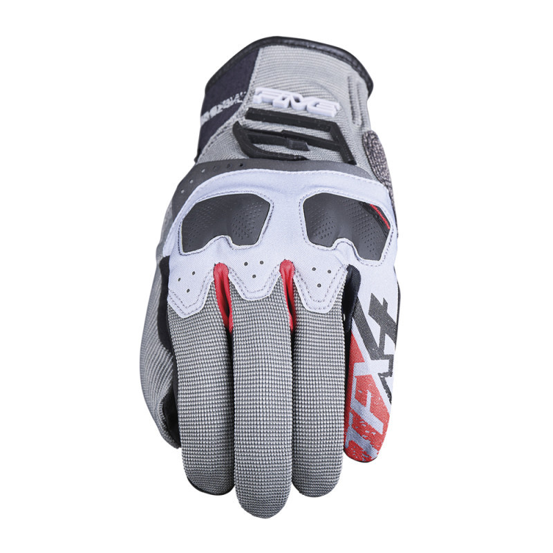 5FIVE Guantes Moto TFX4 gris rojo