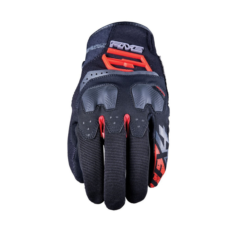 5FIVE Guantes Moto TFX4 negro rojo