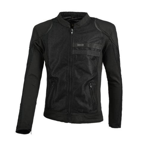By city chaqueta moto verano Breeze negra