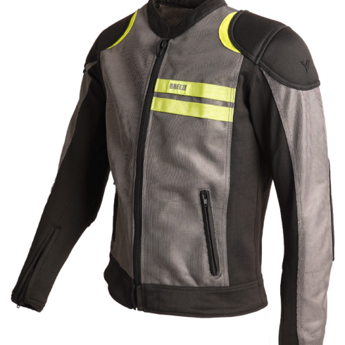 By city chaqueta moto verano Breeze gris