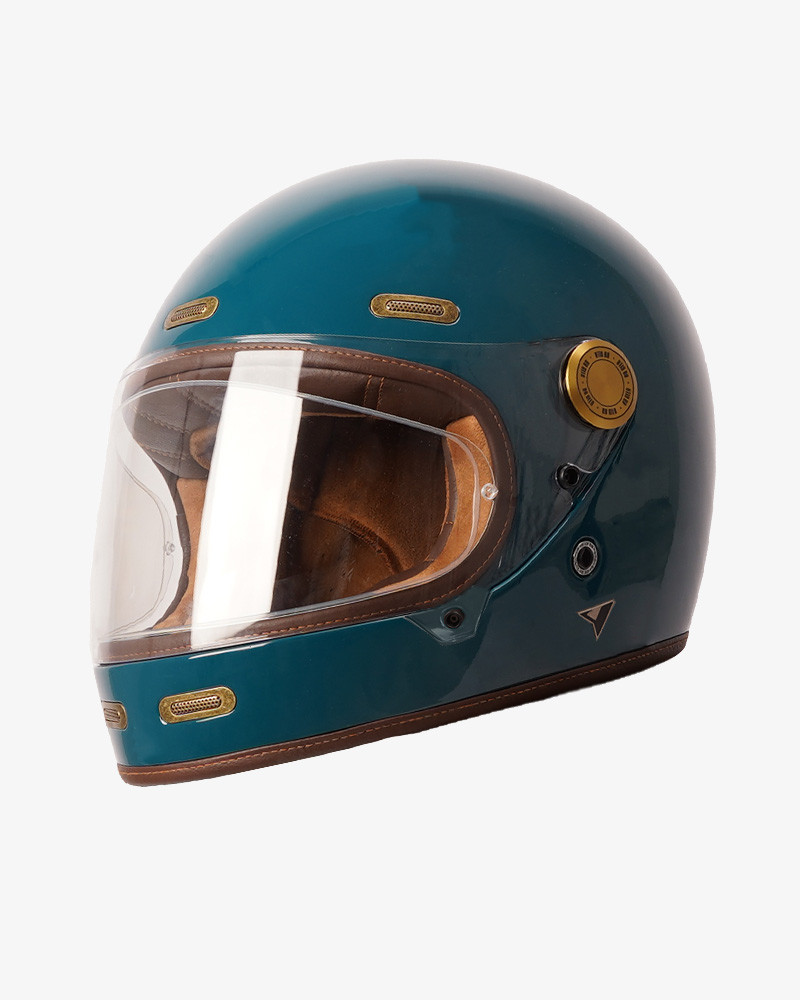 By City casco moto integral Roadster III azul brillo