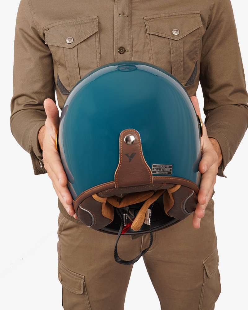 By City casco moto integral Roadster III azul brillo - Imagen 5