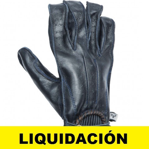 By City Guantes Moto Piel Skin negro