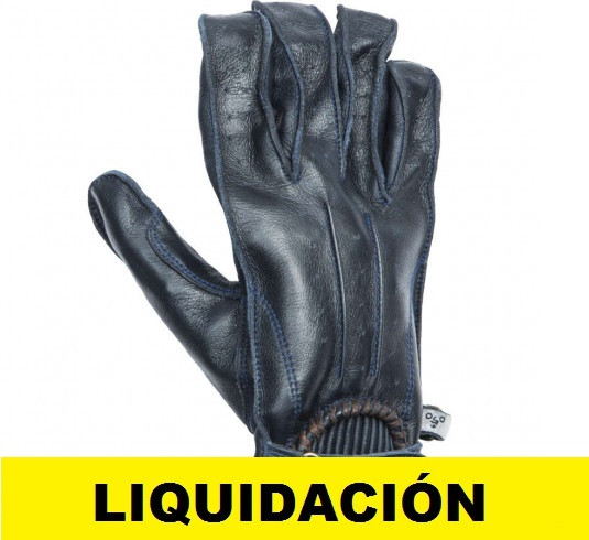 By City Guantes Moto Piel Skin negro