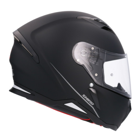 Shiro casco moto integral 890 Hunter negro mate