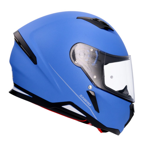 Shiro Casco Moto integral 890 Hunter azul mate