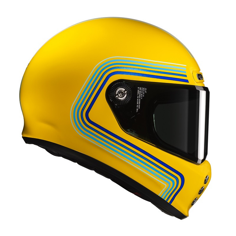 HJC Casco moto integral V10 Foni amarillo - Imagen 2