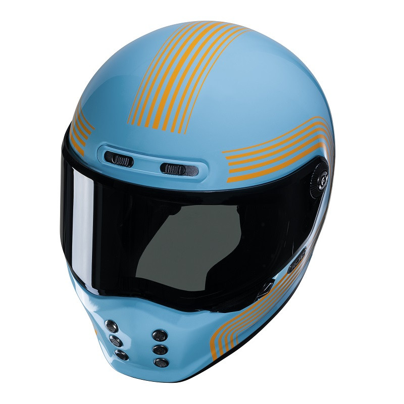 HJC Casco moto integral V10 Foni azul - Imagen 3