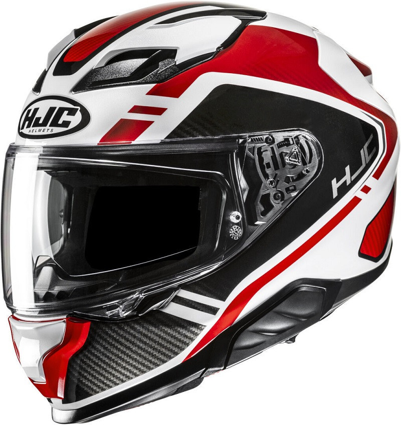 HJC casco moto integral F71 Tozz MC1 Rojo