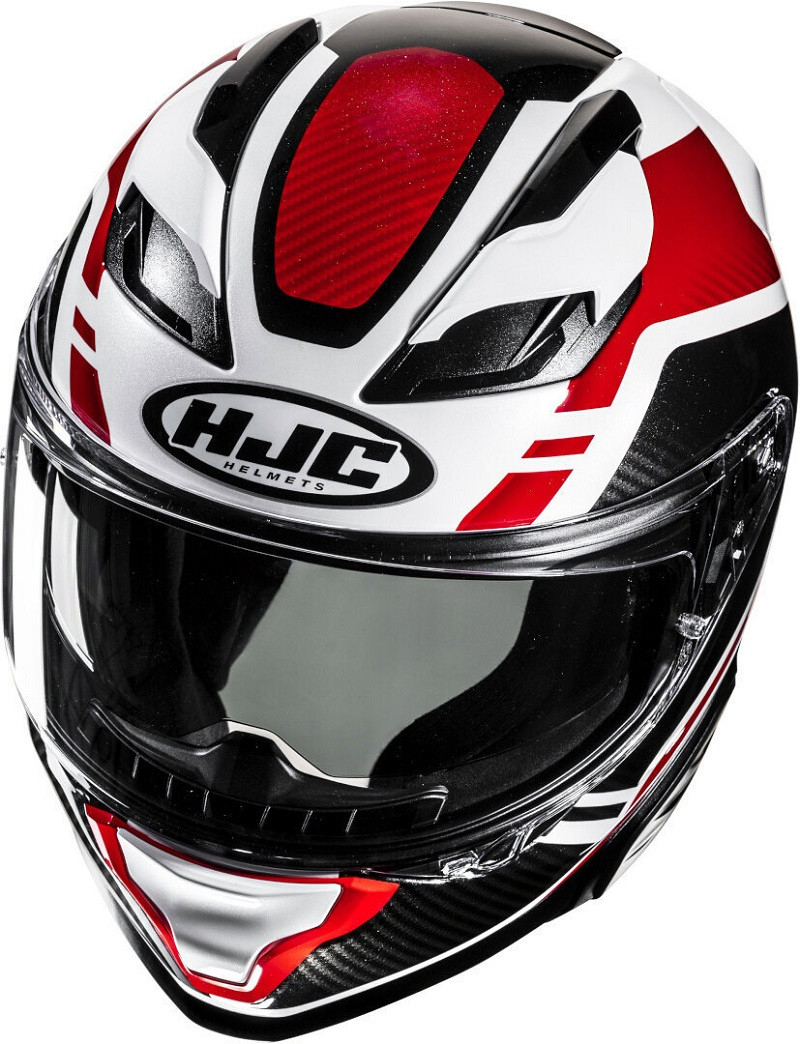 HJC casco moto integral F71 Tozz MC1 Rojo - Imagen 3