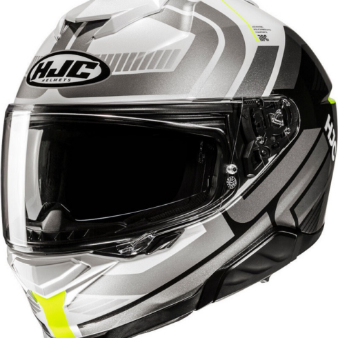 HJC casco moto integral I71 Viz MC3H fluor