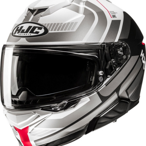 HJC casco moto integral I71 Viz MC1SF Rojo