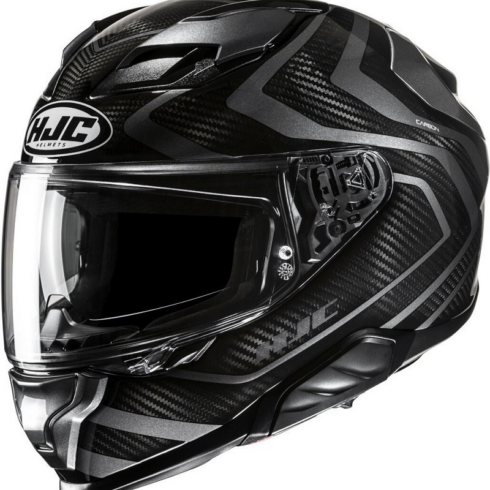 HJC casco moto integral F71 Carbon nevio MC5 gris