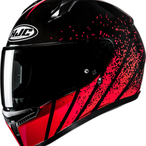 HJC casco moto integral C10 Haven MC1 Rojo
