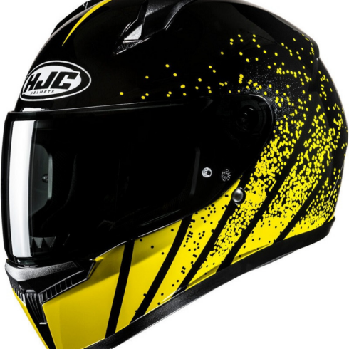 HJC casco moto integral C10 Haven MC3 Fluor