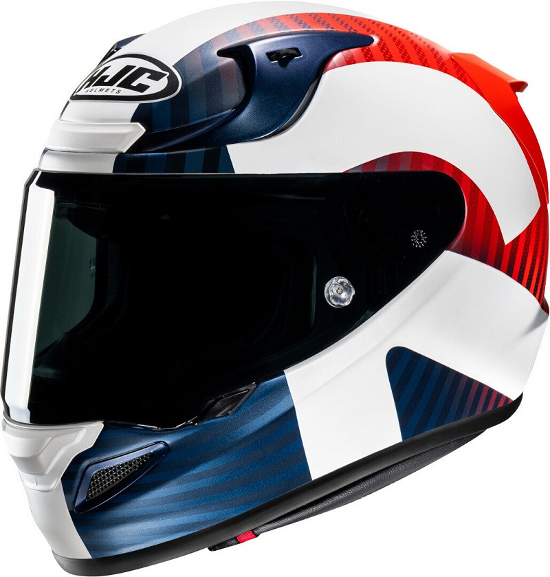 HJC casco moto integral RPHA 12 Ottin MC21SF azul rojo