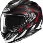 HJC casco moto integral RPHA 71 Carbono Cano MC1 rojo