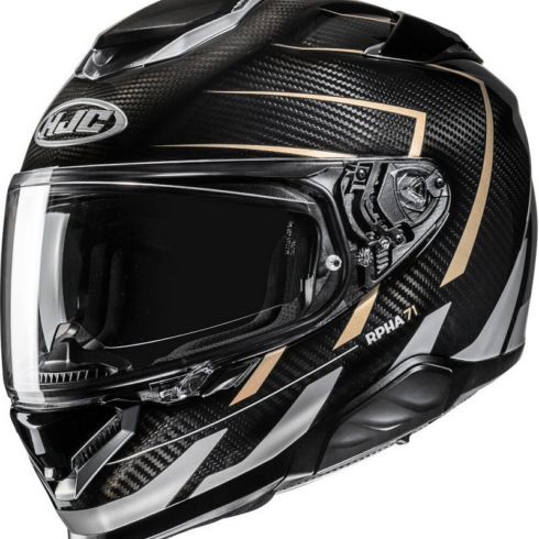 HJC casco moto integral RPHA 71 Carbono Cano MC9 Oro