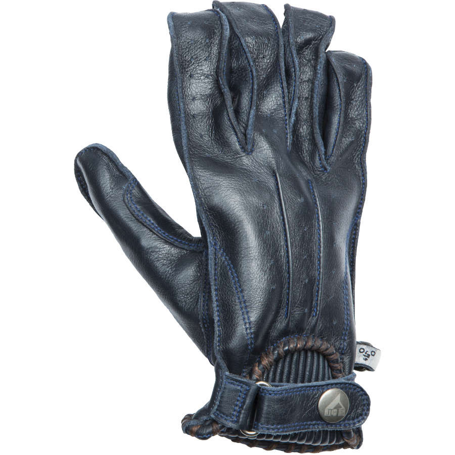 By City Guantes Moto Piel Skin negro - Imagen 3