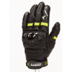 Rainers guantes moto Road fluor