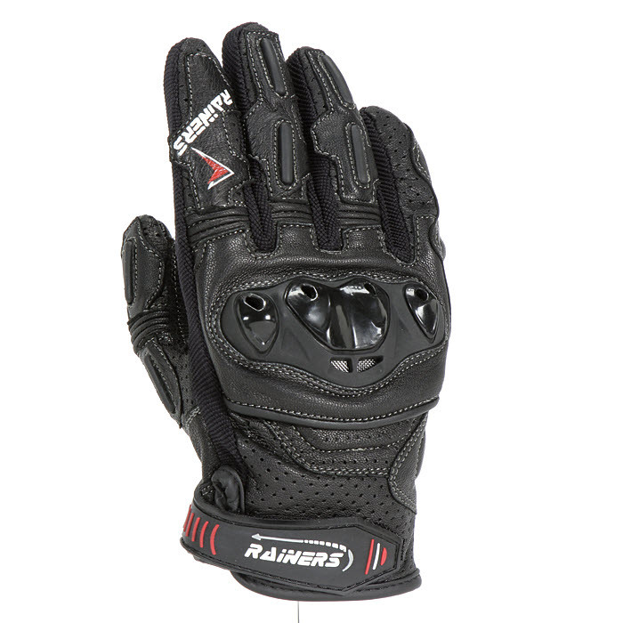 Rainers guantes moto Road negro