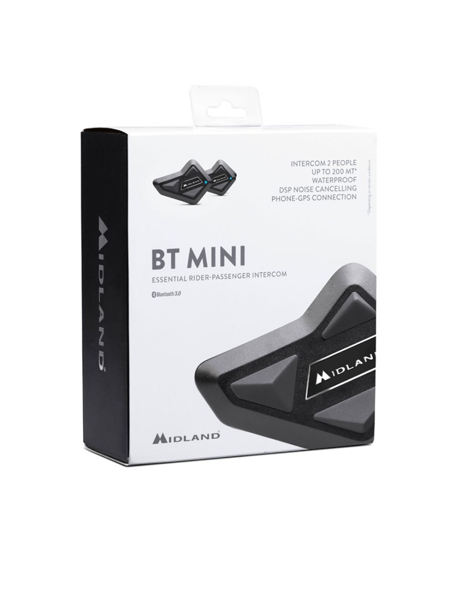 Midland Intercomunicador moto Bt Mini doble - Imagen 4