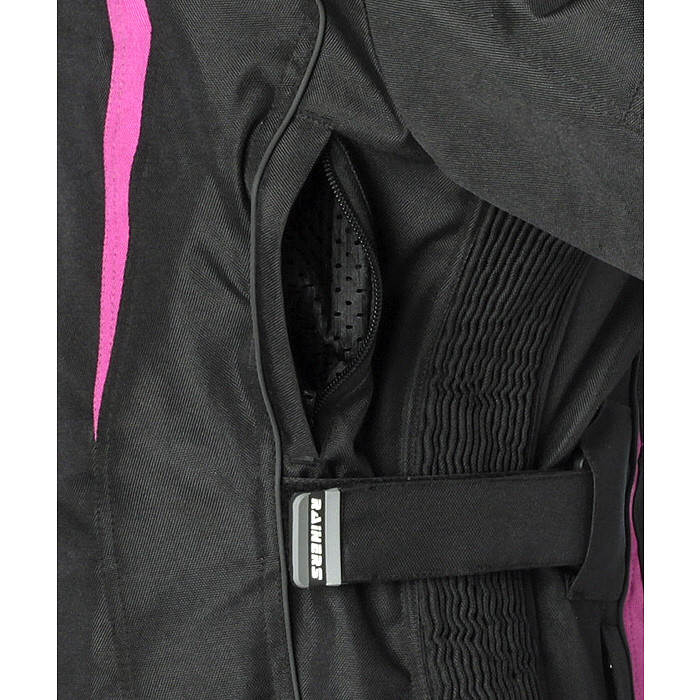 Rainers chaqueta moto mujer Selena rosa - Imagen 3