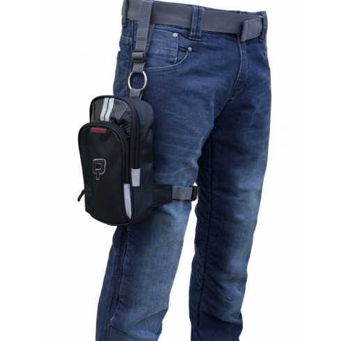 Quartermile bolsa pierna moto grande travel line long