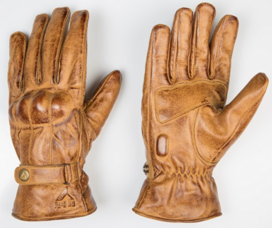 By City guantes moto Elegant mostaza